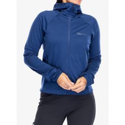 Bluza z zamkiem damska Marmot Leconte Fleece Hoody. Niebieskie bluzy Marmot, l, bez wzorów, bez kaptura. W wyprzedaży za 456.70 zł.