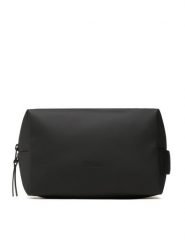 Rains Kosmetyczka Wash Bag Small 15580 Czarny. Czarne kufry i kosmetyczki Rains, bez wzorów, ze skóry, bez dodatków. Za 99.99 zł.