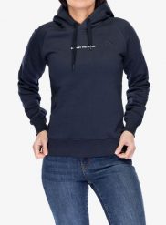 Bluza z kapturem damska Didriksons Ven Hoodie BBTO. Niebieskie bluzy Didriksons, l, bez wzorów, z bawełny, z kapturem. Za 236.49 zł.
