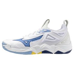 Buty sportowe Mizuno Wave Momentum 3 Siatkówka Białe. Białe obuwie sportowe Mizuno, z syntetyku, bez zapięcia, do siatkówki, mizuno wave. W wyprzedaży za 573.40 zł.
