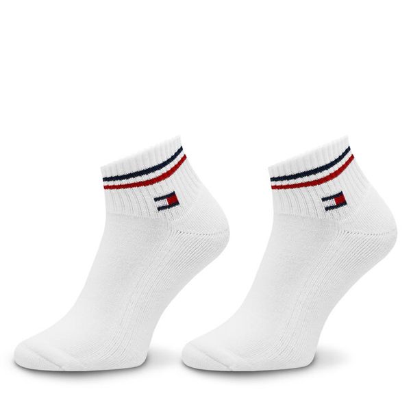 Skarpety krótkie Tommy Hilfiger. Białe skarpety TOMMY HILFIGER, bez wzorów. Za 59.99 zł.