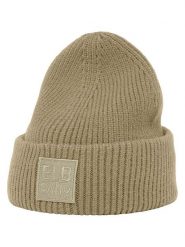ELBSAND Czapka beanie "Nora" w kolorze oliwkowym rozmiar: onesize. Zielone czapki ELBSAND, bez wzorów, z materiału. Za 73.99 zł.
