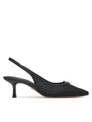 Aldo Sandały Alba 13965467 Czarny. Czarne sandały Aldo, bez wzorów, z materiału, bez obcasa, na szpilce, bez zapięcia. Za 289.99 zł.