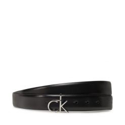 Pasek Calvin Klein. Czarne paski Calvin Klein, bez wzorów. Za 119.99 zł.