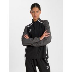 Damska bluza dresowa Hummel Lead 2.0. Czarne bluzy Hummel, bez wzorów, z dresówki, bez kaptura. Za 290.00 zł.