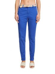 ESPRIT Spodnie chino w kolorze niebieskim rozmiar: 42/L32. Niebieskie spodnie materiałowe Esprit, l, bez wzorów, z tkaniny. Za 166.95 zł.