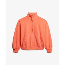 Damska bluza rozpinana do połowy Superdry Studios. Brązowe bluzy Superdry, bez wzorów, bez kaptura. Za 326.00 zł.