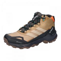 Buty trekkingowe adidas Terrex Skychaser AX5 Mid. Brązowe trekkingi Adidas, z gore-texu, wspinaczkowe. Za 606.20 zł.