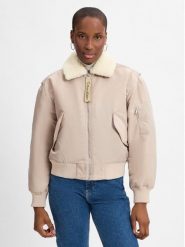 Calvin Klein Jeans Bluza Kobiety Sztuczne włókno beżowy, M. Brązowe bluzy Calvin Klein Jeans, m, bez wzorów, z jeansu, bez kaptura. Za 479.95 zł.