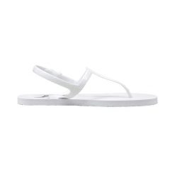Sandały do chodzenia damskie Puma Cozy Sandal Wns. Białe sandały Puma, bez wzorów, z materiału, sportowe, bez obcasa, bez zapięcia. Za 123.09 zł.
