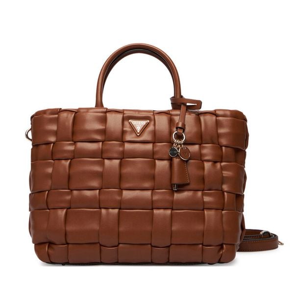 Torebka Guess. Brązowe torebki klasyczne Guess, z aplikacjami, bez dodatków. Za 419.99 zł.