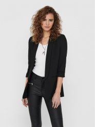 ONLY Marynarka Elly 15197451 Czarny Regular Fit. Czarne marynarki i żakiety Only, bez wzorów, z syntetyku. Za 149.99 zł.