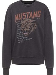 Mustang Bluza w kolorze antracytowym rozmiar: XL. Czarne bluzy Mustang, xl, bez wzorów, z bawełny, bez kaptura. Za 140.86 zł.