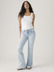 Levi's Dżinsy - Flared fit - w kolorze błękitnym rozmiar: W28/L34. Niebieskie jeansy Levi's®, l, z aplikacjami. Za 179.95 zł.