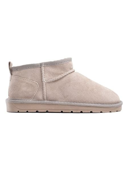 NICEBAY Skórzane botki "Huguette" w kolorze beżowym rozmiar: 38. Brązowe botki NICEBAY, bez wzorów, z materiału, bez obcasa, bez zapięcia. Za 149.95 zł.