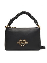 LOVE MOSCHINO Torebka JC4312PP0MK1300A Czarny. Czarne torebki klasyczne Love Moschino, bez wzorów, ze skóry, bez dodatków. Za 749.99 zł.