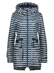 Alife and kickin Parka "Audrey" w kolorze granatowo-białym rozmiar: M. Białe parki Alife and Kickin, m, bez kaptura. Za 228.95 zł.