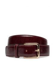 Guess Pasek Damski BW9175 P4435 Bordowy. Czerwone paski Guess, z aplikacjami, ze skóry. Za 329.99 zł.