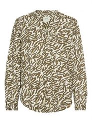 Camel Active Bluzka w kolorze khaki rozmiar: S. Brązowe bluzki Camel Active, s, bez wzorów, z bawełny, bez kołnierzyka, bez ramiączek. Za 173.99 zł.