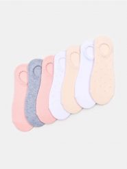 Bawełniane stopki 7 pack - wielobarwny. Skarpety Sinsay, bez wzorów, z bawełny. Za 17.99 zł.