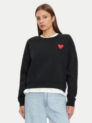 Vero Moda Bluza Maly 10329164 Czarny Oversize. Czarne bluzy Vero Moda, s, bez wzorów, z syntetyku, bez kaptura. Za 69.99 zł.