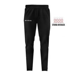 Spodnie Sportowe Givova 100 2XL - Oddychające i Trwałe. Czarne spodnie dresowe Givova, xl, bez wzorów, do piłki nożnej. Za 64.44 zł.