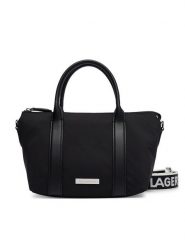 KARL LAGERFELD Torebka B4W30308 Czarny. Czarne torebki klasyczne KARL LAGERFELD, bez wzorów, z materiału, bez dodatków. Za 779.99 zł.