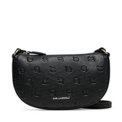 Torebka KARL LAGERFELD. Czarne torebki klasyczne KARL LAGERFELD, bez wzorów, bez dodatków. Za 649.99 zł.