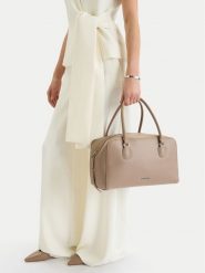 GINO ROSSI Torebka EO-LA321-820-1 Beżowy. Brązowe torebki klasyczne Gino Rossi, bez wzorów, ze skóry, bez dodatków. Za 499.99 zł.