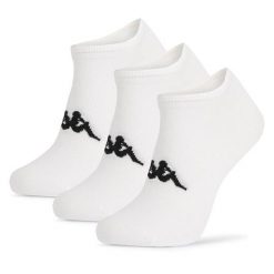 Skarpety krótkie Kappa. Białe skarpety Kappa, bez wzorów. Za 24.99 zł.