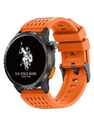 U.S. Polo Assn. Smartwatch w kolorze pomarańczowo-czarnym rozmiar: onesize. Pomarańczowe, cyfrowe zegarki U.S. Polo Assn., metalowe. Za 391.99 zł.