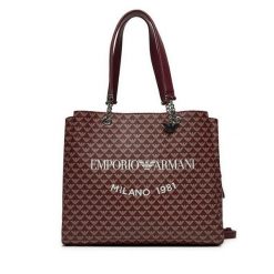 Torebka Emporio Armani. Brązowe torebki klasyczne Emporio Armani, bez wzorów, bez dodatków. Za 1,199.00 zł.