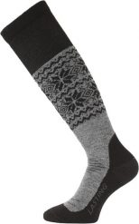 Skarpety narciarskie uniseks Lasting SWB 800 Merino 85%. Czarne skarpety LASTING, bez wzorów, z dzianiny. Za 98.00 zł.