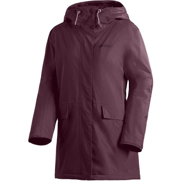 Płaszcz damski Maier Sports Lisbon Coat. Fioletowe płaszcze Maier Sports, na zimę, bez wzorów, z materiału, bez kaptura. Za 1,078.30 zł.