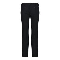 Spodnie Narciarskie Softshell Rozmiar 40 Czarny - 38A1586-U901. Czarne spodnie narciarskie CMP, bez wzorów, z elastanu, narciarskie. Za 469.99 zł.
