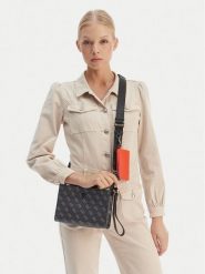 Guess Saszetka HMMILO P6157 Czarny. Czarne torby na ramię Guess, z aplikacjami, ze skóry, bez dodatków. Za 238.99 zł.