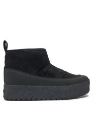 Tretorn Botki Alunda Hybrid 059 Czarny. Czarne botki Tretorn, bez wzorów, z materiału, bez obcasa, na płaskiej podeszwie, bez zapięcia. Za 359.99 zł.