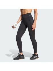 Adidas Legginsy Optime Workout KA0186 Czarny Slim Fit. Czarne legginsy Adidas, m, bez wzorów, z syntetyku, na fitness i siłownię. Za 239.99 zł.