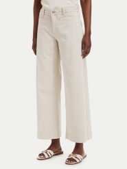 Guess Jeansy W6GB15 W1886 Beżowy Wide Leg. Brązowe jeansy Guess, z aplikacjami. Za 434.99 zł.