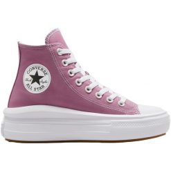 Adidasy Converse Ctas Move Hi, Kobiety. Czerwone trampki Converse, bez wzorów, z tkaniny, bez zapięcia. Za 273.99 zł.