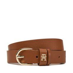Pasek Damski Tommy Hilfiger. Brązowe paski TOMMY HILFIGER, bez wzorów. Za 219.99 zł.