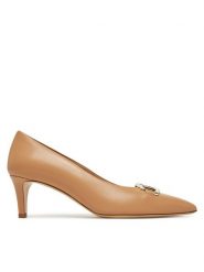 Aigner Szpilki Madonna 8A 1251260 Brązowy. Brązowe szpilki Aigner, bez wzorów, ze skóry, bez obcasa, na szpilce, bez zapięcia. Za 849.99 zł.