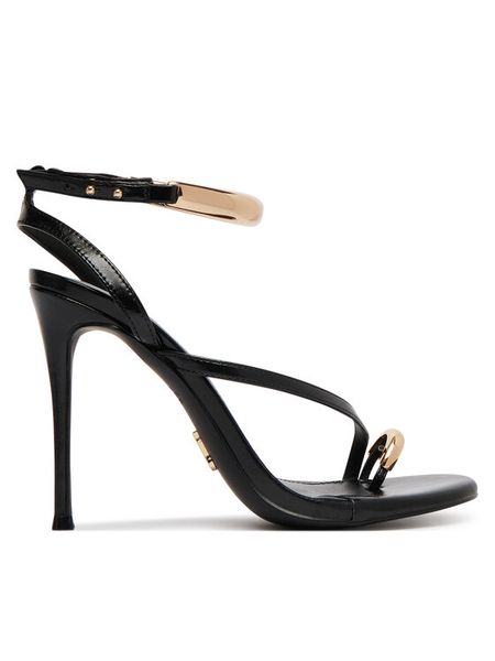 Steve Madden Klapki Missile-S 11003880 Czarny. Czarne klapki Steve Madden, bez wzorów, ze skóry, bez obcasa. Za 559.99 zł.
