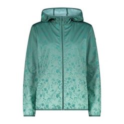 Kurtka przeciwdeszczowa z odpinanym kapturem damska CMP. Zielone kurtki sportowe CMP, l, bez wzorów, trekkingowe. Za 389.00 zł.