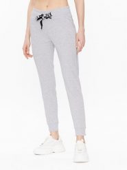 DKNY Sport Spodnie dresowe DP2P1917 Szary Classic Fit. Szare spodnie sportowe DKNY Sport, xs, bez wzorów, z bawełny. Za 349.99 zł.