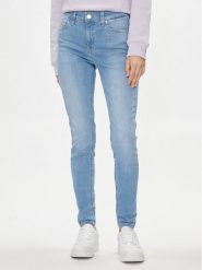 Tommy Jeans Jeansy Nora DW0DW17159 Niebieski Skinny Fit. Niebieskie jeansy Tommy Jeans, bez wzorów. Za 229.99 zł.