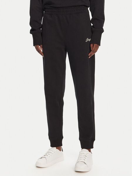 BOSS Spodnie dresowe 50540278 Czarny Regular Fit. Czarne spodnie dresowe Boss, s, bez wzorów, z dresówki. Za 239.99 zł.