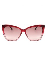 Jimmy Choo Damskie okulary przeciwsłoneczne w kolorze czerwono-złoto-jasnoróżowym rozmiar: 58. Czerwone okulary przeciwsłoneczne Jimmy Choo, bez wzorów, z tworzywa sztucznego. Za 384.95 zł.