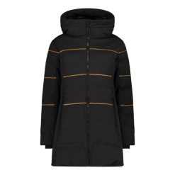 Płaszcz damski turystyczne CMP 33K0406. Brązowe płaszcze CMP, na zimę, xl, bez wzorów, z materiału, z kapturem. Za 649.99 zł.