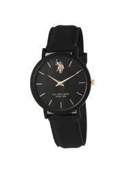 U.S. Polo Assn. Zegarek kwarcowy w kolorze czarnym rozmiar: onesize. Czarne, analogowe zegarki U.S. Polo Assn., sztuczne. Za 108.99 zł.
